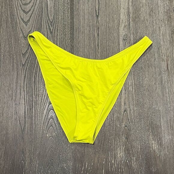 NWT Skims Signature Swim Cheeky Tanga Bikini Bottoms Mid-Rise Swimwear Citrus 3X - Picture 1 of 4